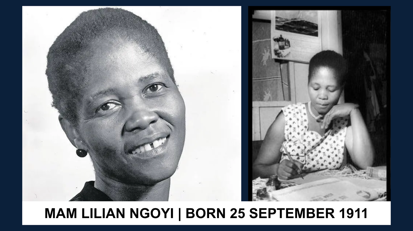 Lilian Ngoyi, 1911–1980 — Dr Malusi Gigaba